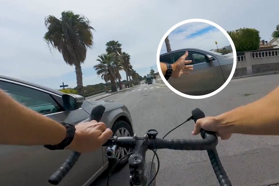 Dangerous "Right Hook" from Turning Car Hits Cyclist
